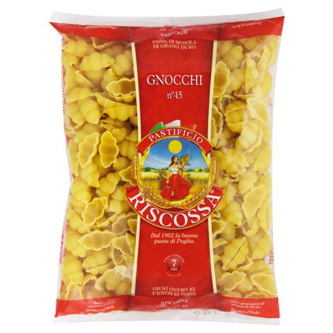 [RISCOSSA_945] GNOCCHI SHAPE PASTA 500GM (CTN/24)