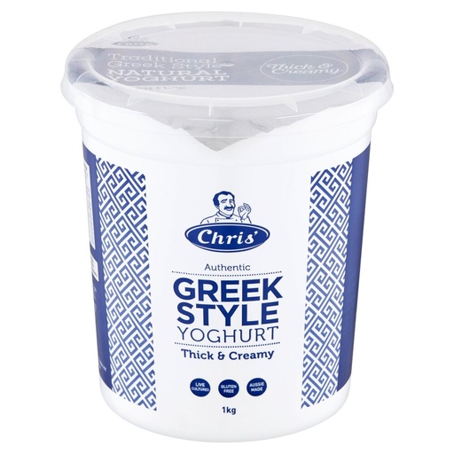 [YOGHURT-1KG] GREEK STYLE YOGHURT 1KG