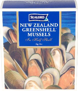 [MUSSELHALFSHELL] HALF SHELL MUSSEL 1KG