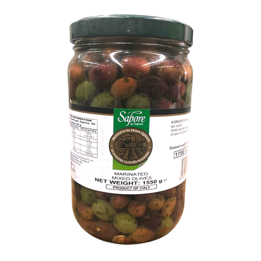 [OLIVES/MIX/WHOLE] ITALIAN MIXED WHOLE OLIVES 1550G