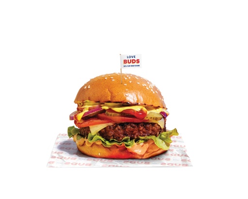 [VEGLB001] Love BUDS Plant based Beef Burgers 125g x 36