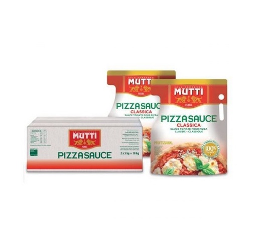 [MUTPIZCLA10] MUTTI PIZZA SAUCE CLASSICA 2 x 5kg POUCH