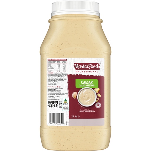 [MASTERCAEDRE] MasterFoods™ Professional Caesar Salad Dressing 2.6kg