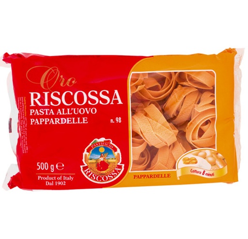 [RISPAPEDD500] 198B - PAPPARDELLE EGG PASTA 500G (CTN/12)