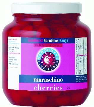 [CHERRIES/RED] RED MARASCHINO CHERRIES 2KG