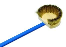 [GI-AC-SPT] ROUND ROTATING HEAD OVEN BRUSH WITH BRASS BRISTLES 14X17X7CM