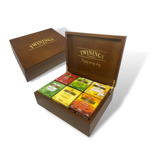 [TWININGCHEST] TWINING WOODEN TEA CHEST X 6