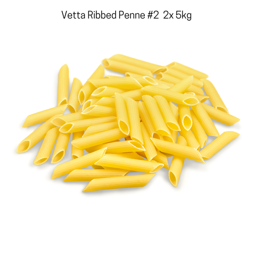 [VETPASPEN10KG] Vetta Ribbed Penne #2 5kg x 2