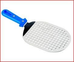 [GI-AC-STP81F] STAINLESS STEEL OVAL PERFORATED PEEL 17.5X21CM